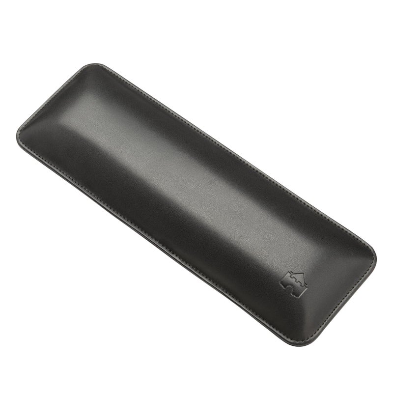 Castle Bailey Compact by Castle - Wrist Rest for Keyboards with Around 61 Keys - Leather Ergonomic Computer Extra Firm Keyboard Wrist Support for Typists, Gaming, Heavy Office Use (Nightfall, Compact Size) - Image 1